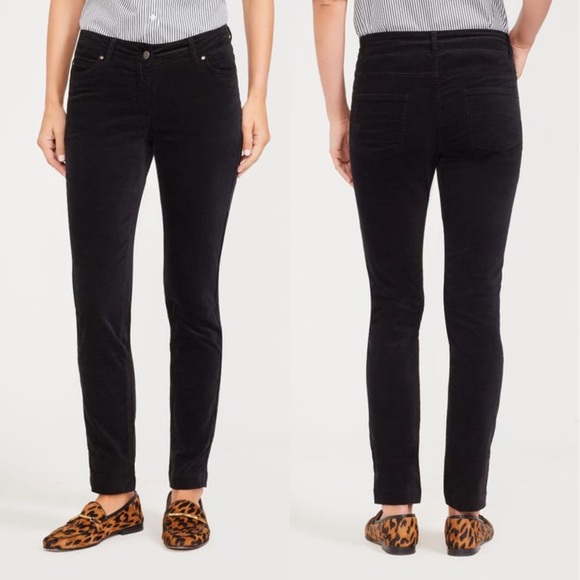 J. McLaughlin Pants - J. McLaughlin Black Watson Velvet Jeans 0